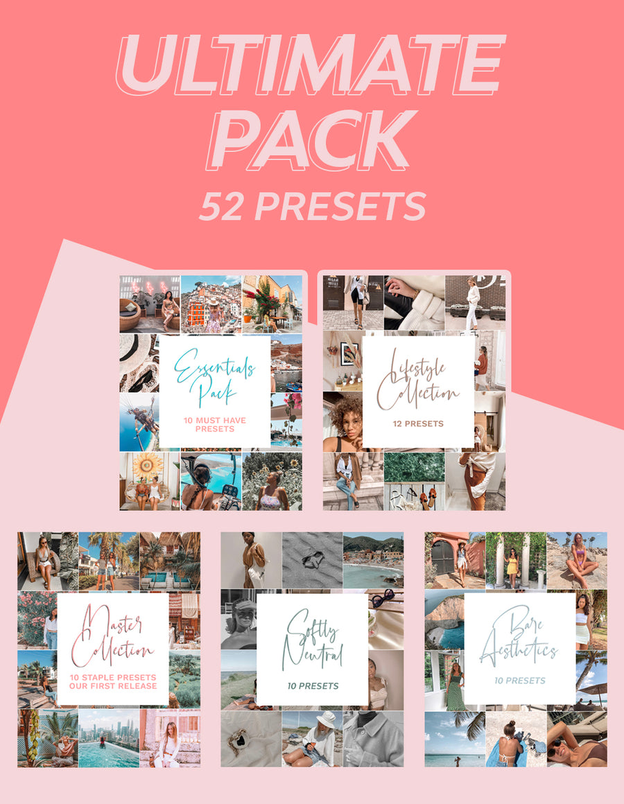 Ultimate Pack - 5 COLLECTIONS - 52 PRESETS